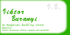 viktor buranyi business card